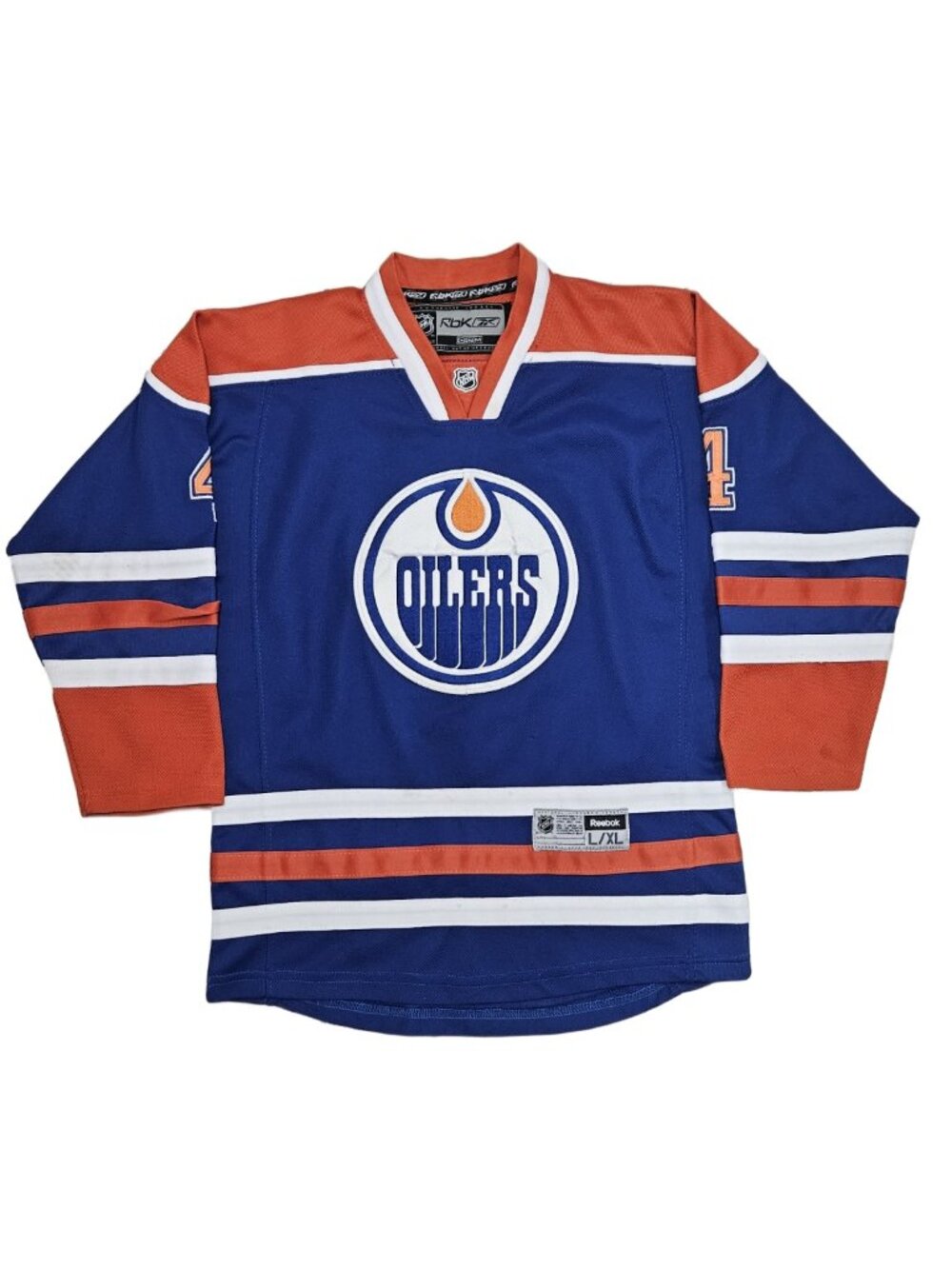Edmonton Oilers Taylor Hall #4 Reebok NHL Jersey Youth L/XL